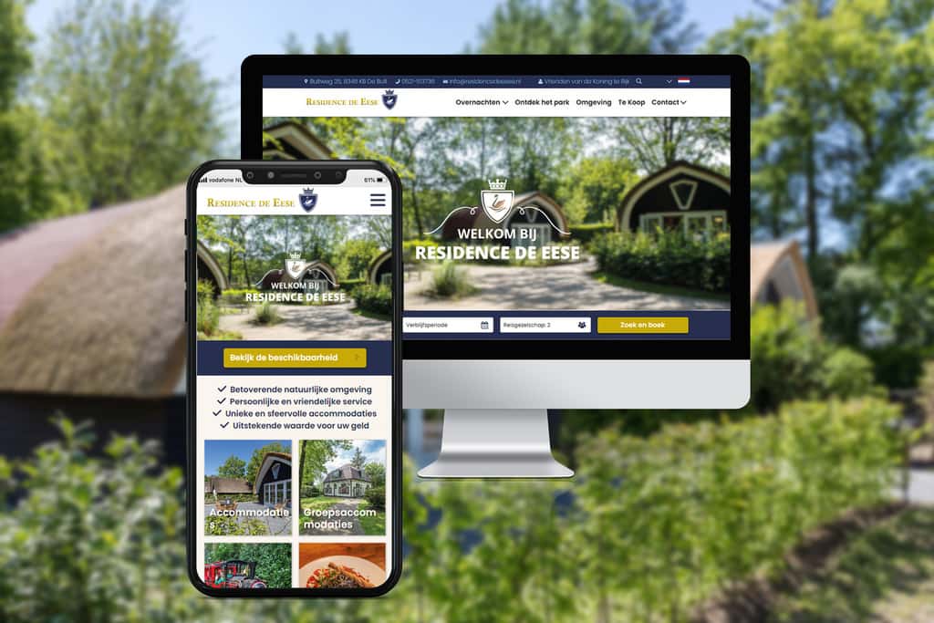 Website mit Such- und Buchfunktion